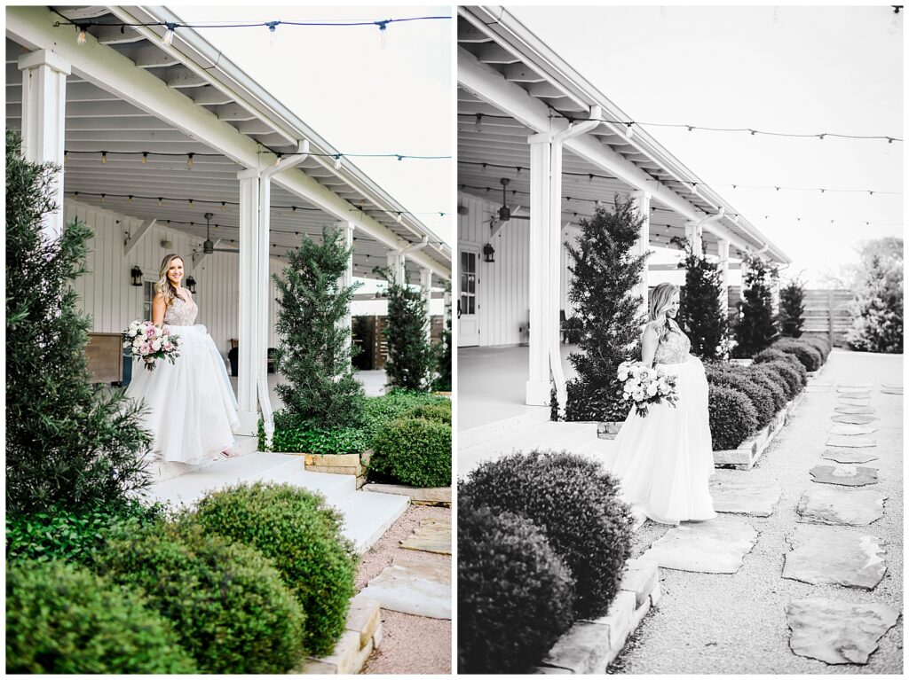 Natalie's beautiful Bridal Portrait Session at The Farmhouse in Magnolia Texas with Rachel Driskell Photography