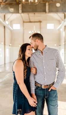 Kaitlyn & Jeff's Engagement Session in Downtown Navasota and The Gin at Hidalgo Falls