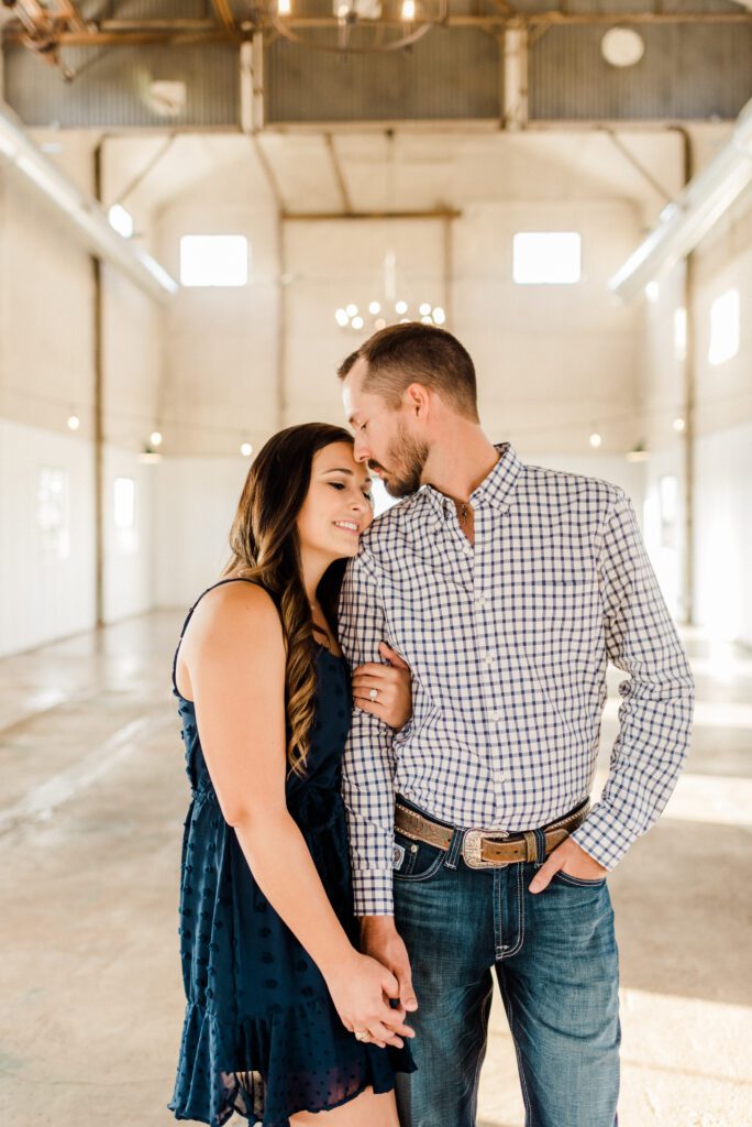 Kaitlyn & Jeff's Engagement Session in Downtown Navasota and The Gin at Hidalgo Falls