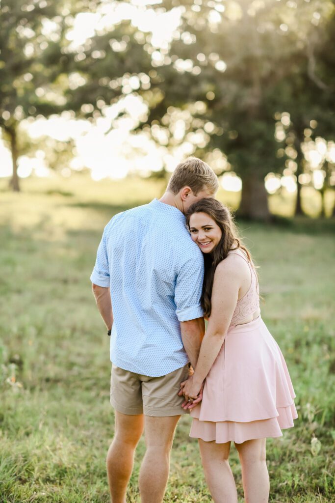 Tyler & Blair's Engagement Session in Navasota, TX with Rachel Driskell Photography