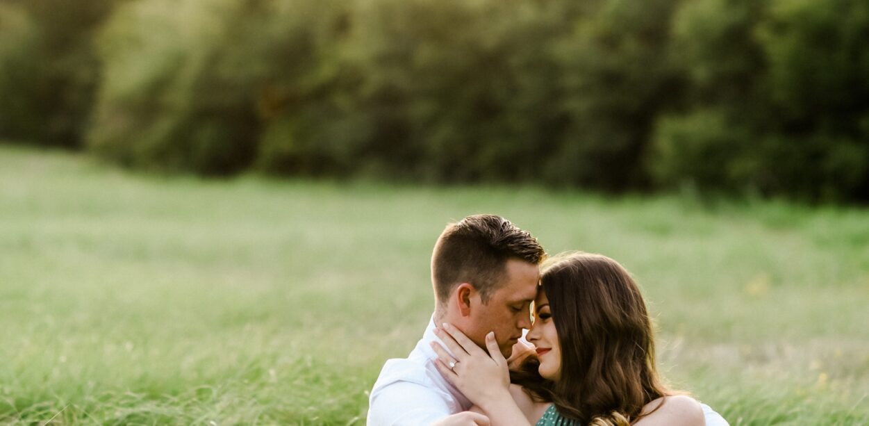 Ashley & Jake's Engagement Session at Hensel Park in College Station, TX with Rachel Driskell Photography