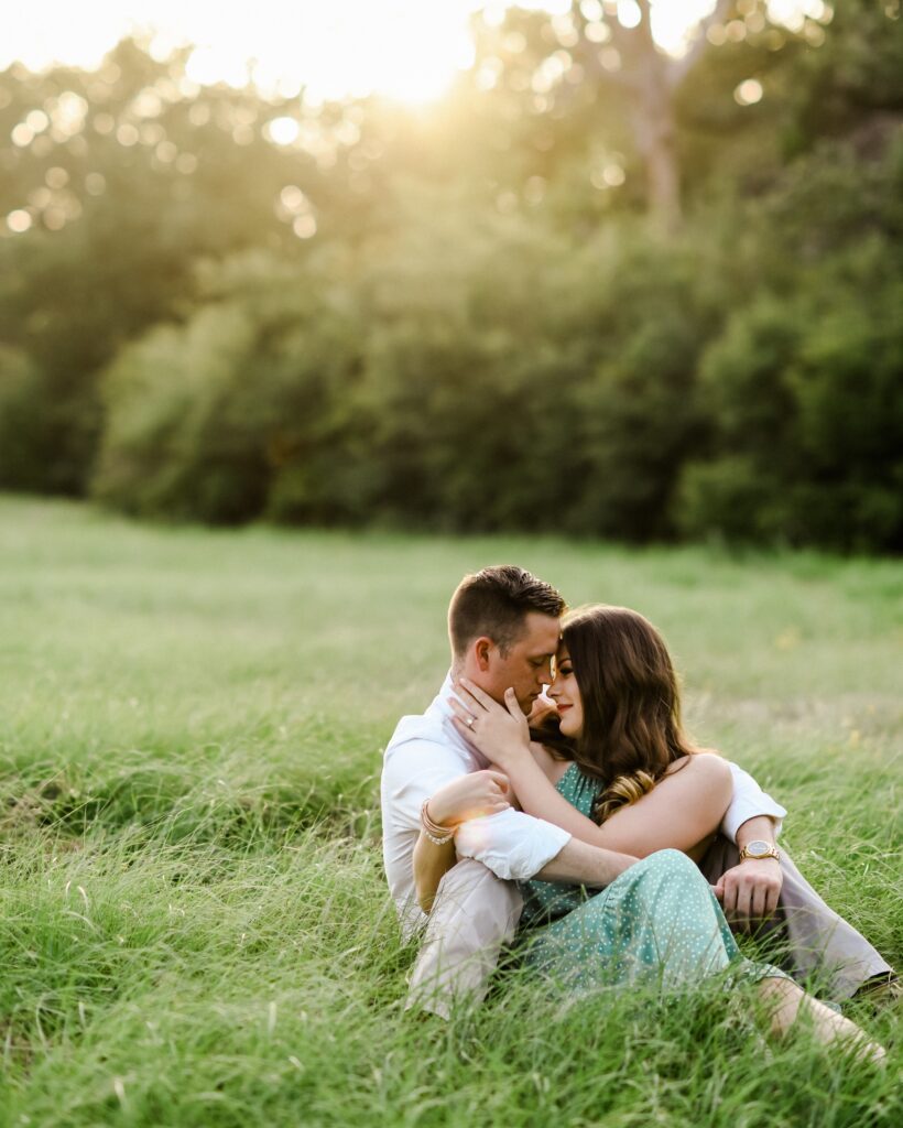 Ashley & Jake's Engagement Session at Hensel Park in College Station, TX with Rachel Driskell Photography