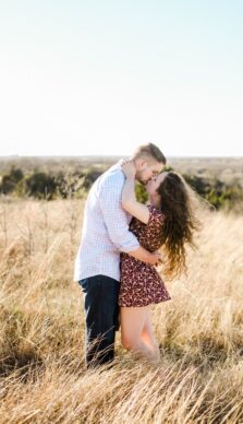 Taylor & Landon's Engagement Session at Tandy Hills in Fort Worth, TX with Rachel Driskell Photography
