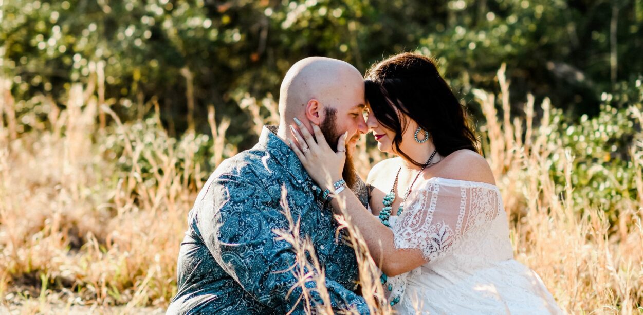 Katie and Ryan's Peach Creek Ranch Engagement Session in College Station, TX with Rachel Driskell Photography
