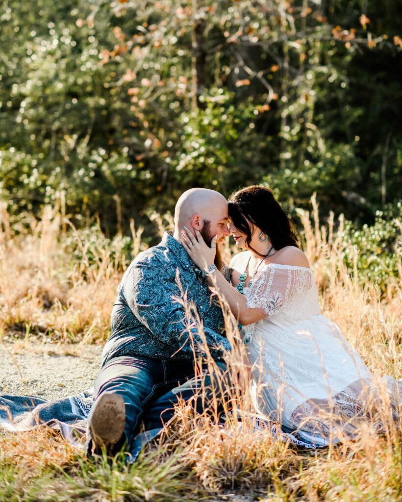 Katie and Ryan's Peach Creek Ranch Engagement Session in College Station, TX with Rachel Driskell Photography