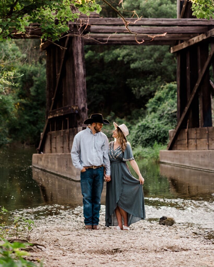 Shannon and Cody's Engagement Session at Bushy Creek Park in Austin, TX with Rachel Driskell Photography
