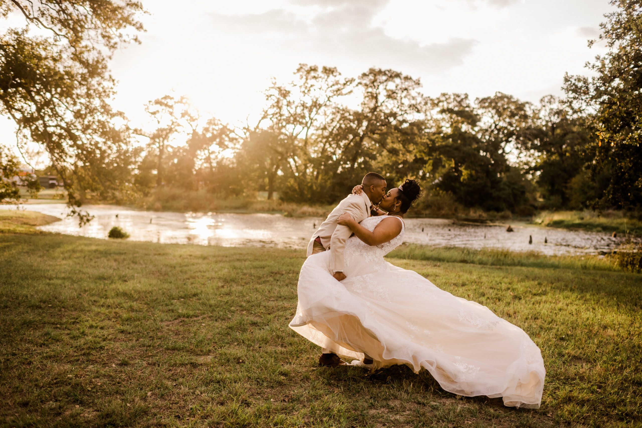 LaShwanique & Hezekiah's Wedding at the Brownstone Reserve in Bryan, Texas