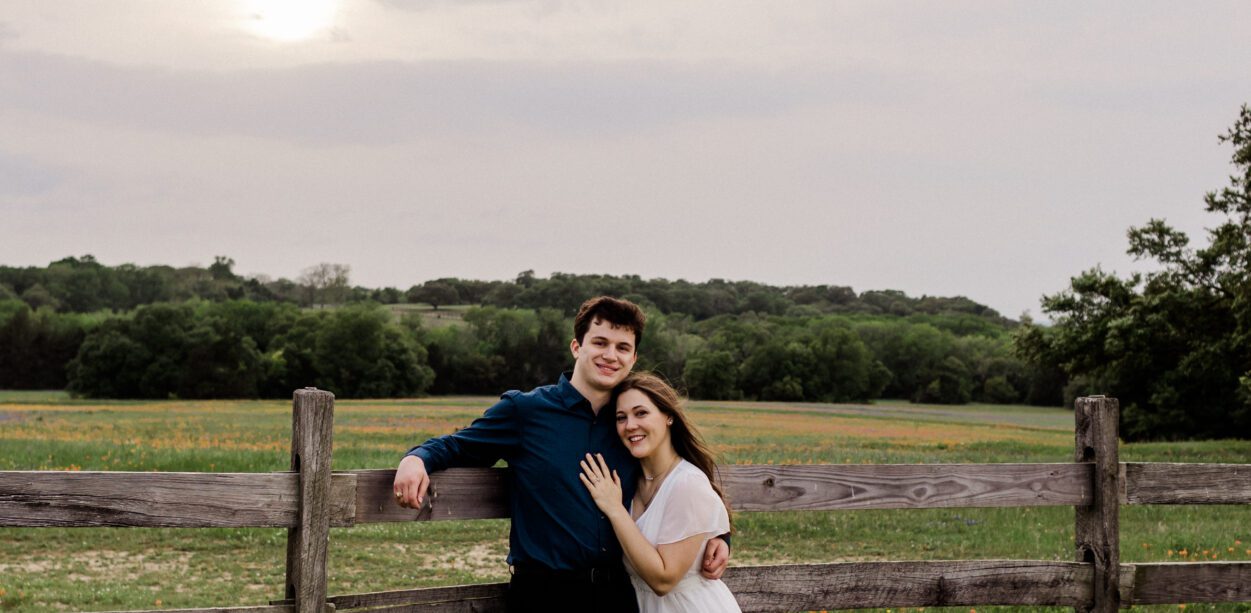 Chelsea & Matthew's Engagement Session at Old Baylor Park in Brenham, Texas with Rachel Driskell Photography