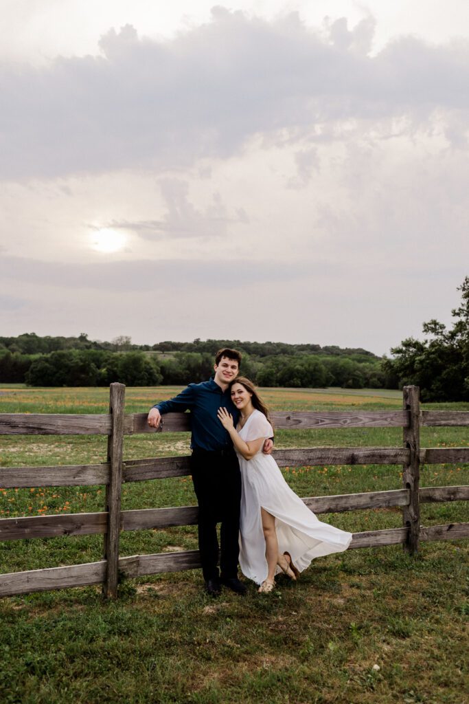 Chelsea & Matthew's Engagement Session at Old Baylor Park in Brenham, Texas with Rachel Driskell Photography