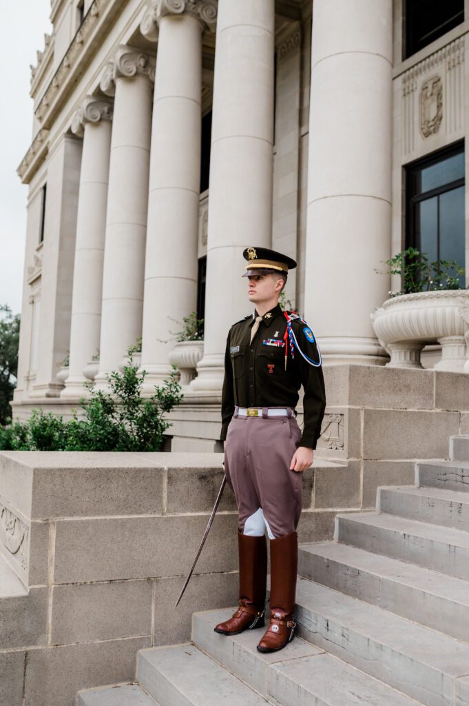 Marty's Senior Session at Texas A&M University in College Station, TX with Rachel Driskell Photography