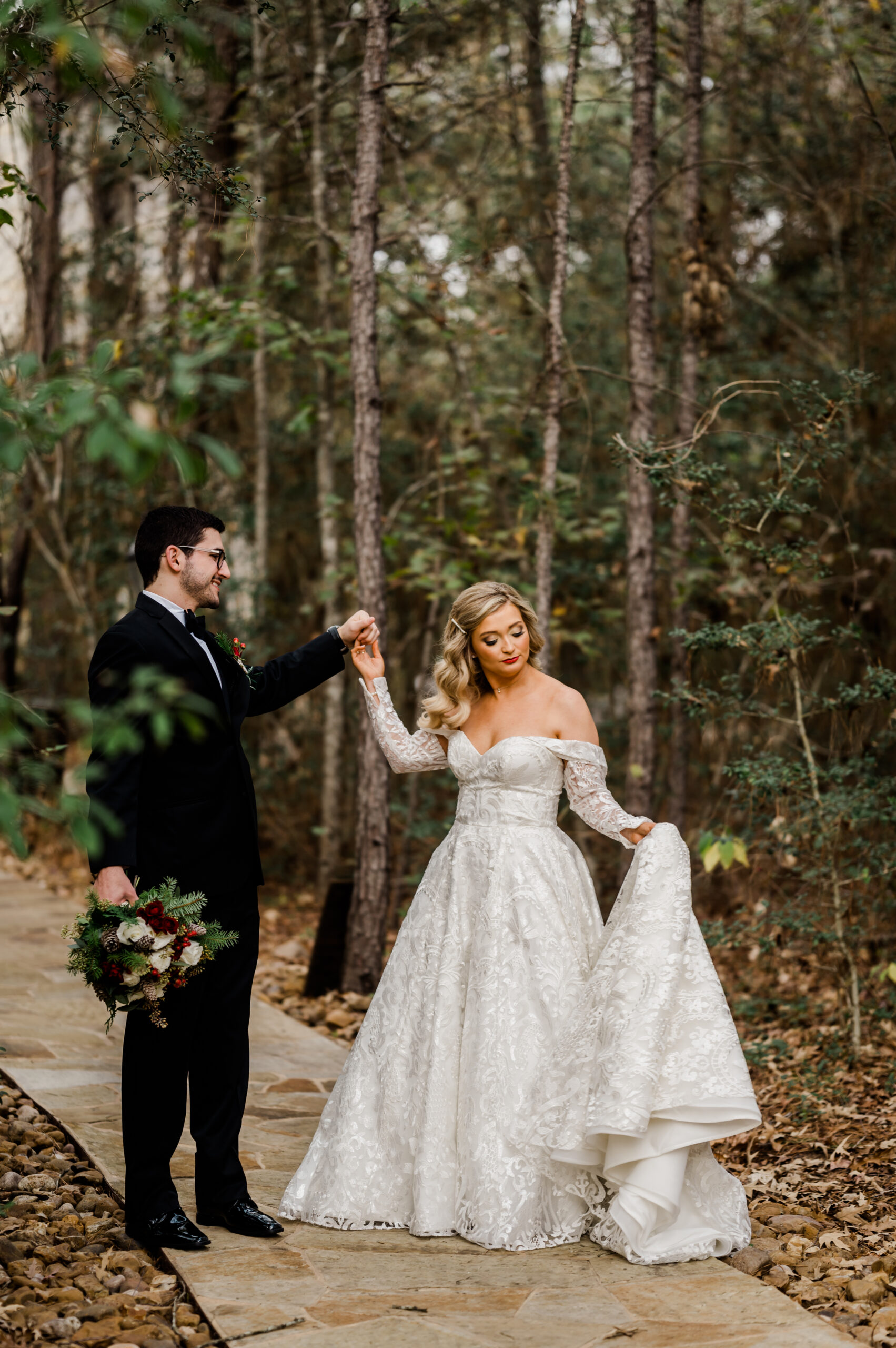 Anne and Tristan's Wedding in Magnolia, Texas with Rachel Driskell Photography