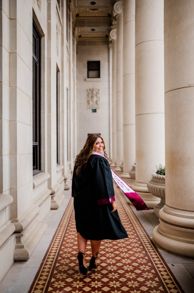 Hope's Senior Session at Texas A&M University in College Station, TX with Rachel Driskell Photography