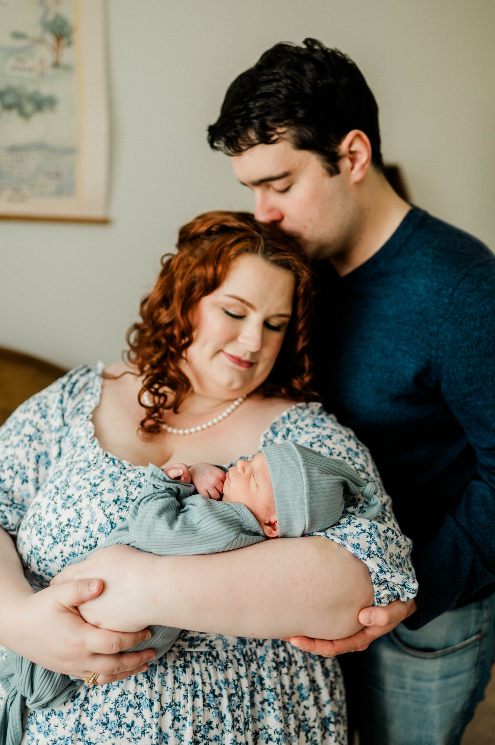 The Tesch's Newborn Session in College Station, Texas with Rachel Driskell Photography