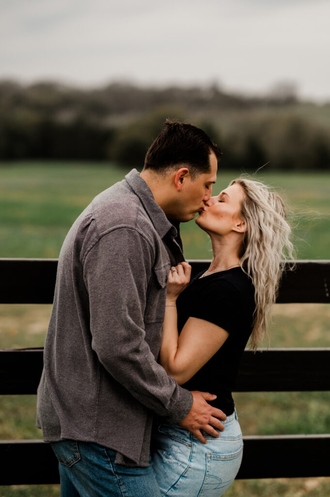 Jessica and Anthony's Engagement Session at Old Baylor Park in Brenham, Texas with Rachel Driskell Photography