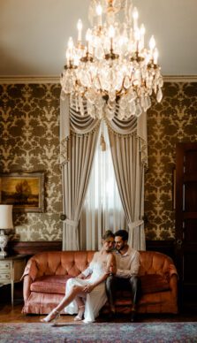 Engagement Session at Chateau Bellvue in Austin TX