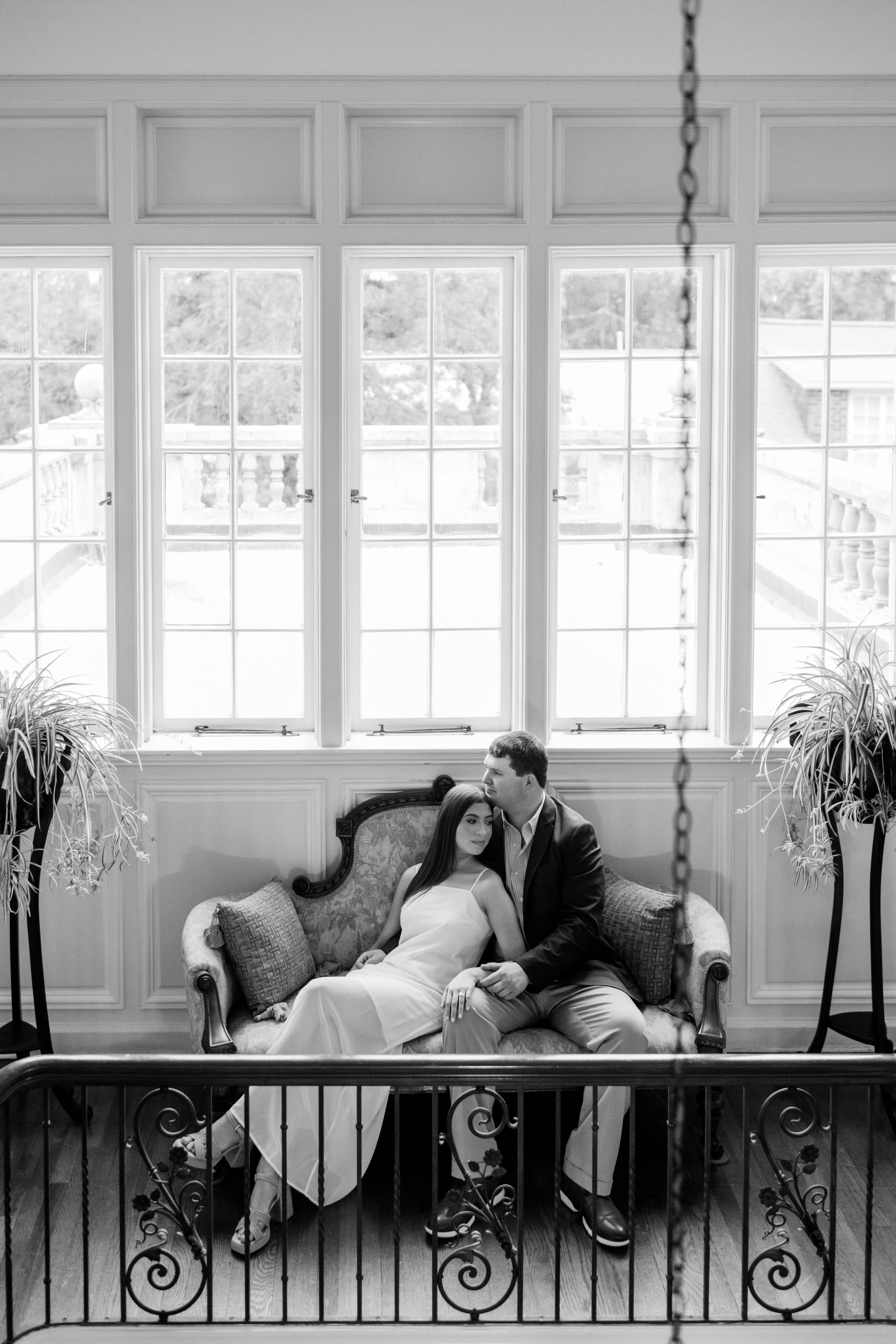Caitlan & Logan's Engagement Session at The Astin Mansion